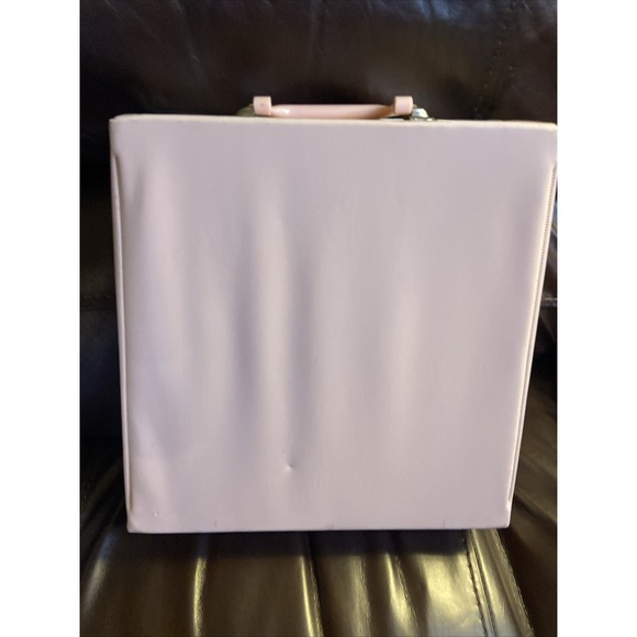 Tiny Thumbelina Doll Carry Case Pink Vintage Ideal Toy Corporation 1960's Handle - Picture 11 of 16